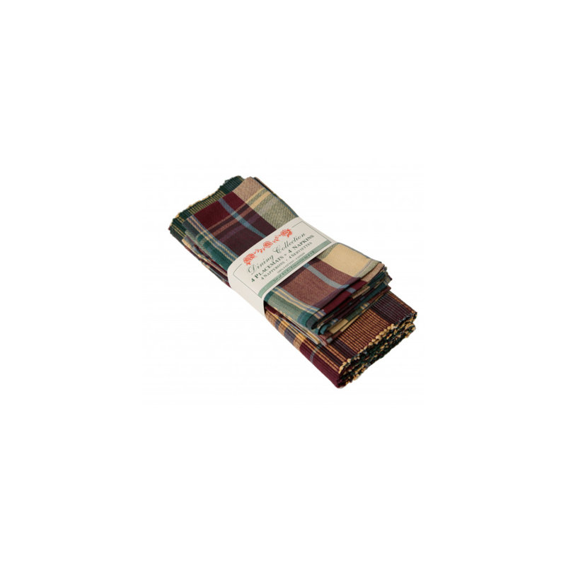 Kargil Cotton Plaid Rectangle