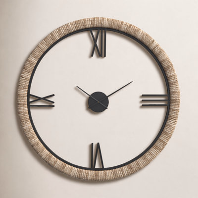 Nelsie Banana Leaf Wall Clock