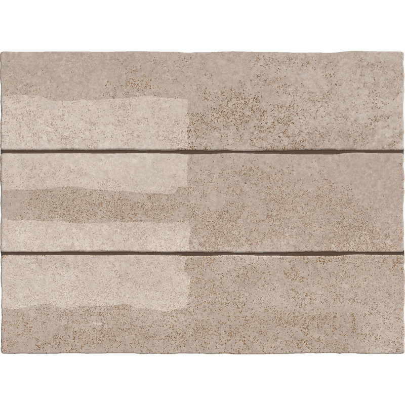 3x12 Glossy Ceramic Subway Wall Tile – Handmade Artisan Look for Kitchen Backsplash, Shower & Bathroom, Tan