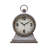 Mantel & Tabletop Clocks Analog Metal Quartz Movement / Crystal Tabletop Clock in Gray