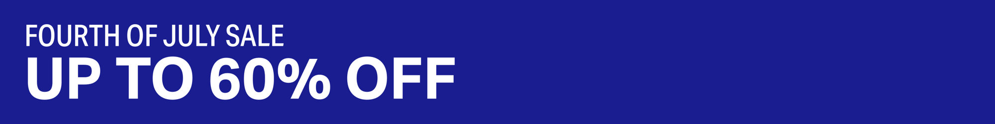 Fourth of July Sale