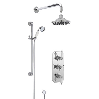 Thermostatic Shower with Dual Shower Head