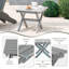 Table d'appoint pliable Ebern Designs Hdpe Adirondack-2038833254