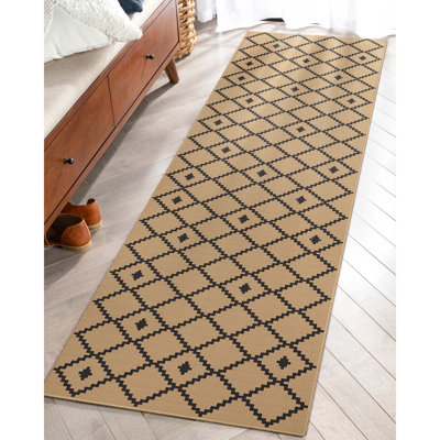  Tapis noir Well-Jute Akita