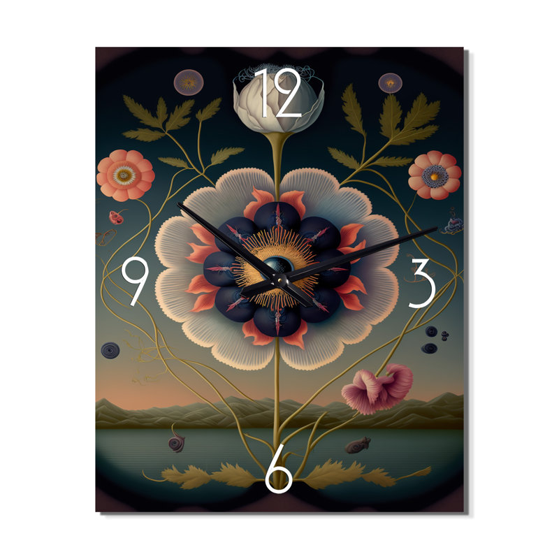 Horloge murale Blossoming, Grand