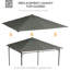 Auvent de remplacement pour abri de jardin-68868781