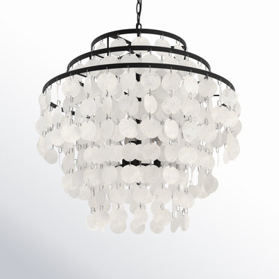 Concord 4 Light Metal Dimmable Tiered Chandelier