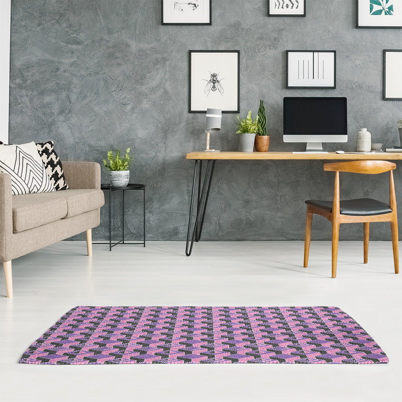 Jordao Geometric Indoor Rug, Rectangle 5' x 7'
