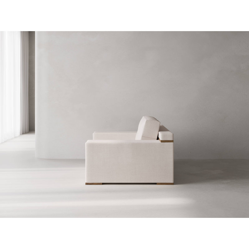 Chaise d'appoint rembourrée, Ivoire Nevis