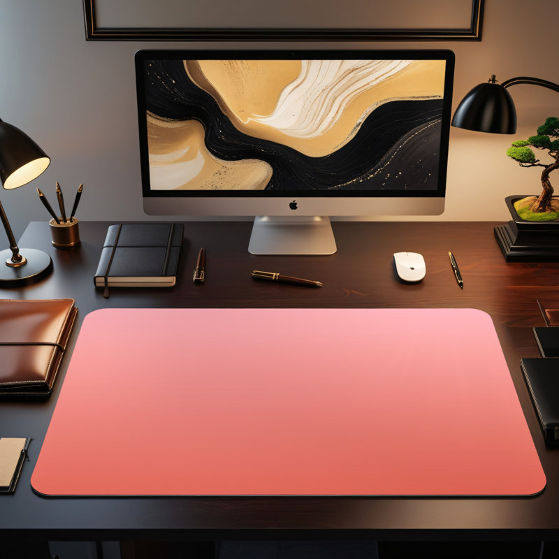 Polyester Desk Pad, 14.4x12.1