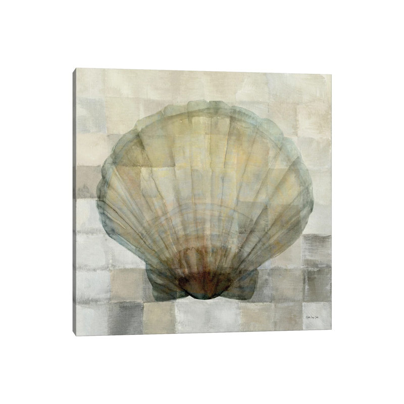 Scallop Shell by Stellar Design Studio - Gallery-Wrapped Canvas Giclée on Canvas, 30.48 cm H x 30.48 cm W, Canvas