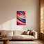 Tourbillons abstraits et vibrants d'art abstrait coloré