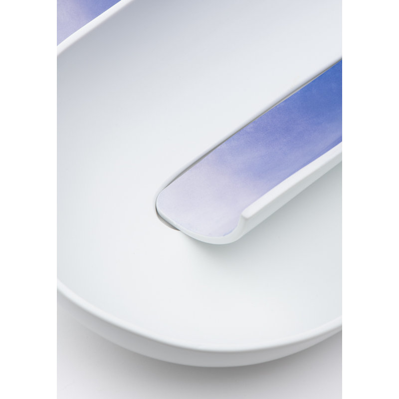 Nexus Porcelain Fruit Bowl, Blue/White