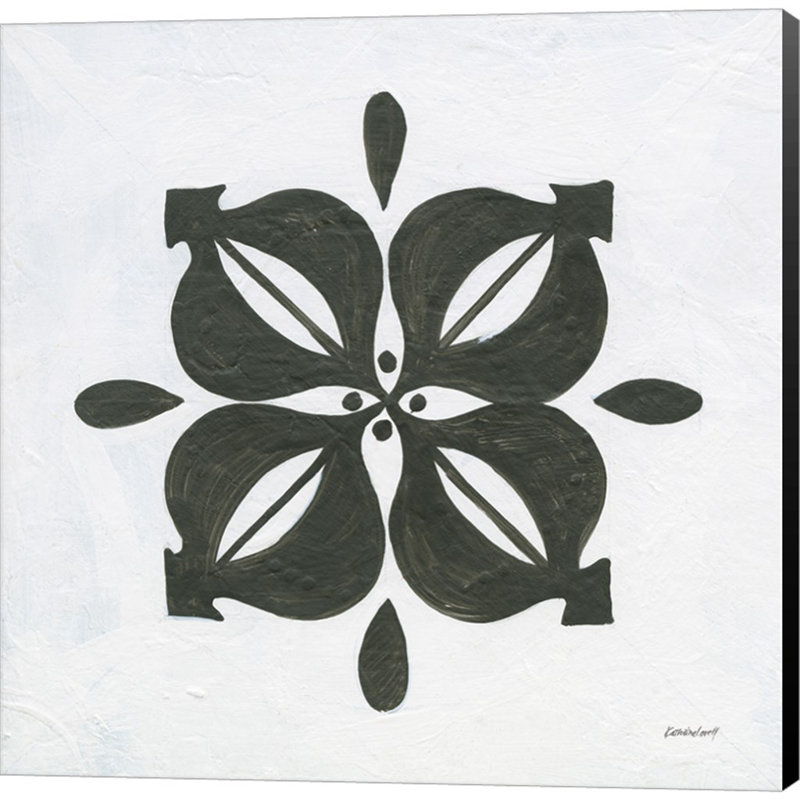 «Patterns of the Amazon Icon VI» par Kathrine Lovell - peinture sur toile tendue, H 24 po x l 24 po x P 1,5 po