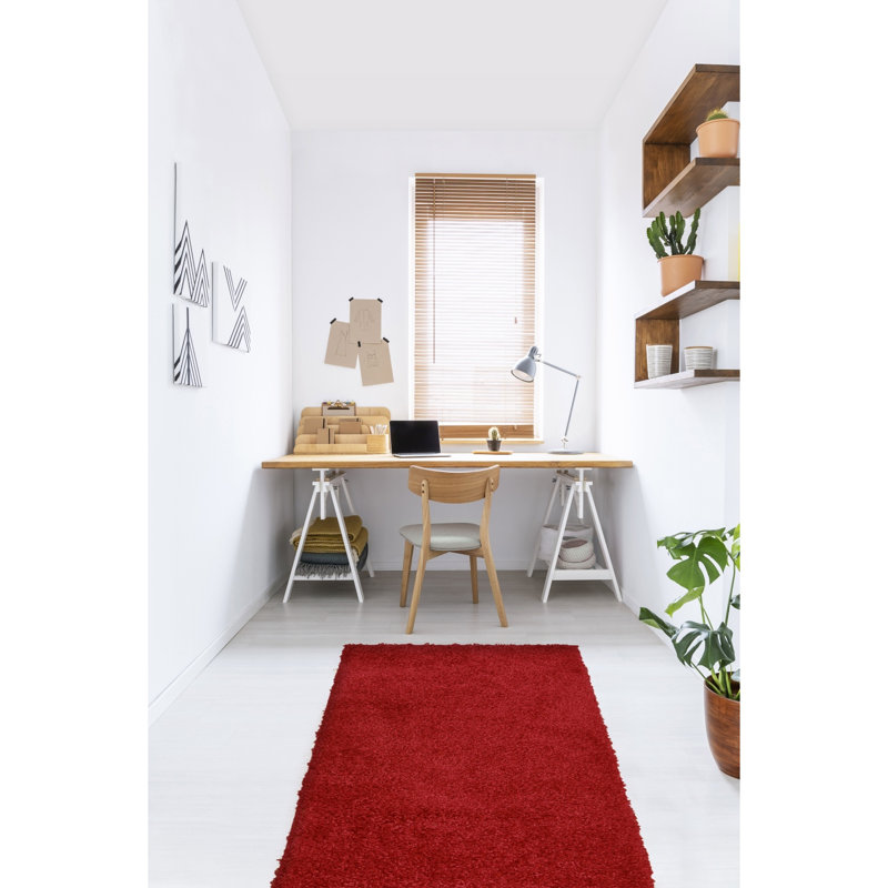 VENUS SHAGGY RED, Runner 67 x 200 cm