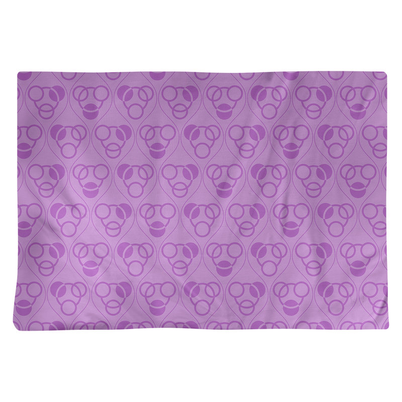 Napperon en coton 18 "Classic, Violet, Coton