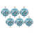 Turquoise / Blanc / Argent