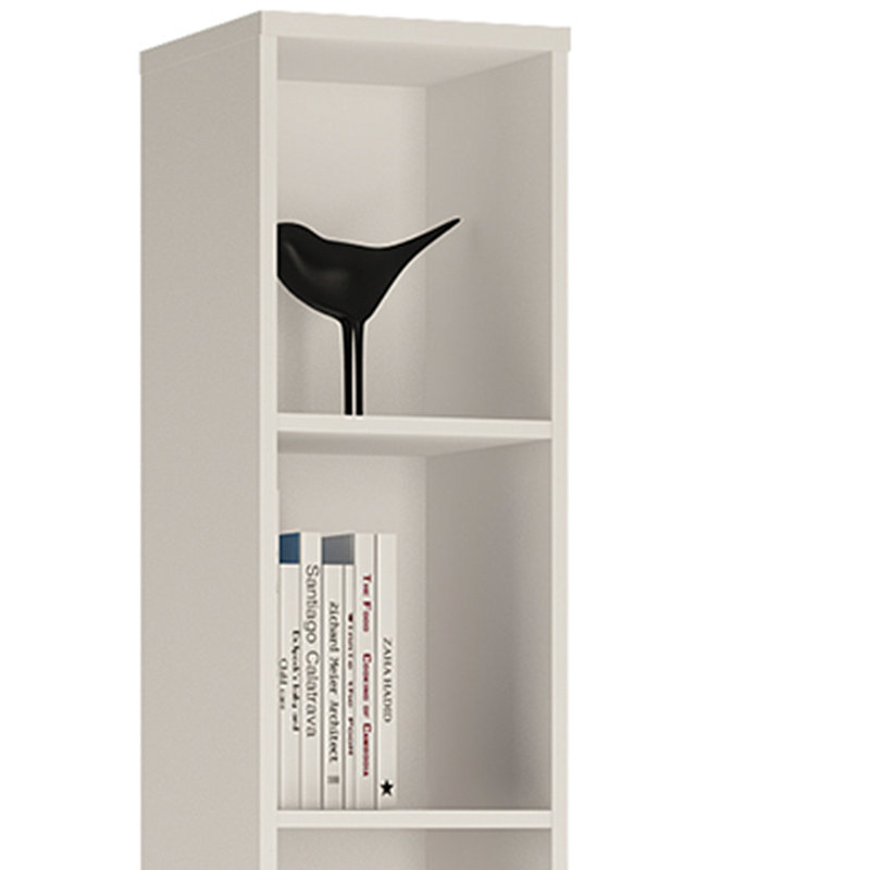 Licon Standard Bookcase, Pearl White