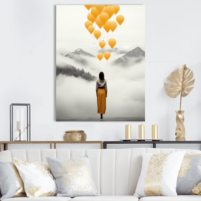 Woman Walk To Success Motivation I - Motivation Wall Art