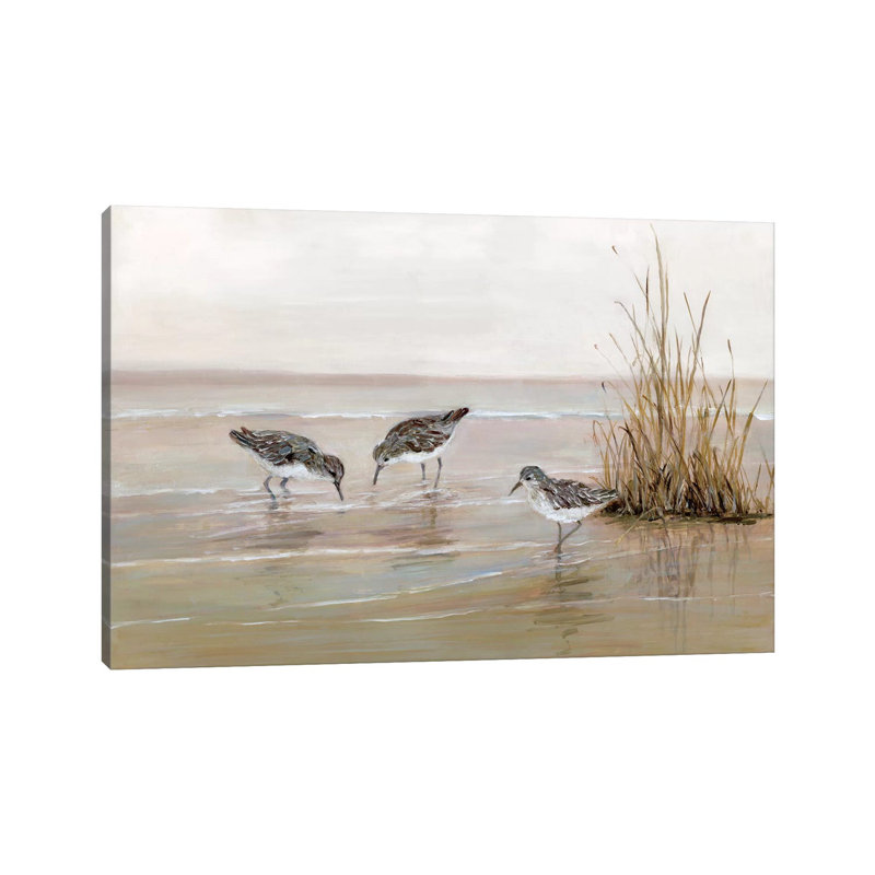 «Early Risers II» par Sally Swatland - reproduction d'art, H 8 po x l 12 po x P 0,75 po, Toile tendue