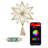 Vivvi App Based Copper Star Tree Topper, 8" 20 LEDs
