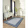Tapis intérieur / extérieur bleu Kaed