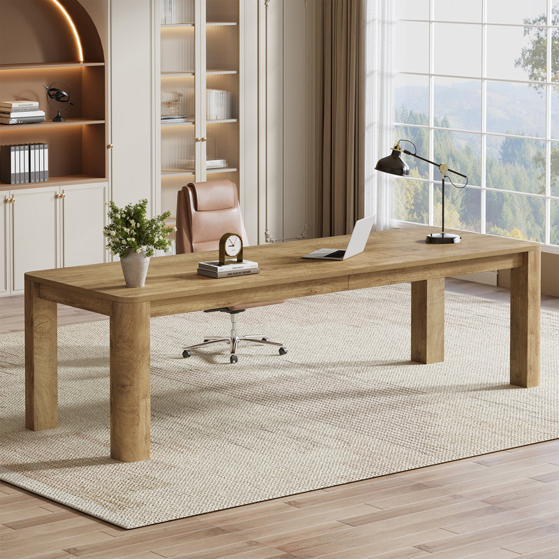 2 Person Desk, 79-inch Long Computer Desk
