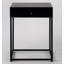 Verona 43cm W Steel Bedside Table