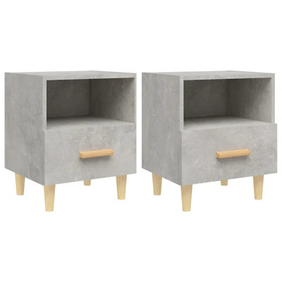 Rasen 2 Drawer Bedside Table