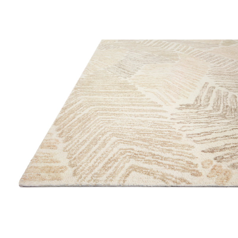 Manon Wool Abstract Indoor Rug, Rectangle 3'6" x 5'6"