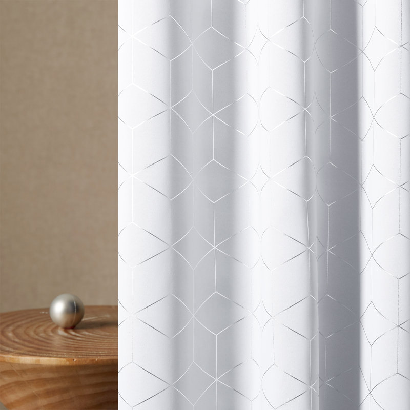 Bost Room Darkening Thermal Curtains, Width 168 x Drop 183 cm, Greyish White