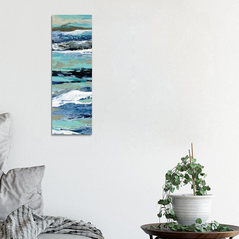 Coastal Sea Foam II by Silvia Vassileva - Wrapped Canvas Panoramic Gallery-Wrapped Canvas Giclée