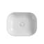 Lavabo de salle de bain vasque rectangulaire en porcelaine vitrifiée blanche avec drain escamotable L 20 po x l 15 po