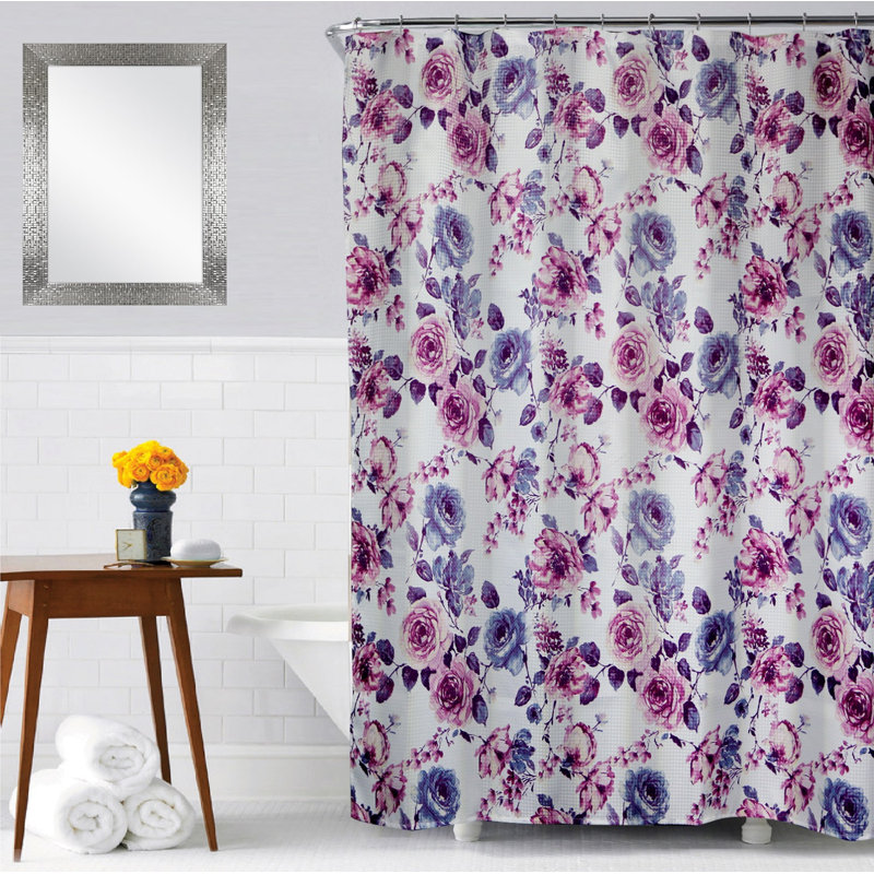 Rideau de douche simple floral Darwen