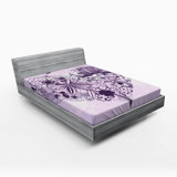 Microfiber Floral Fitted Sheet