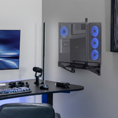 Support mural réglable VIVO pour ordinateur de bureau, support pour PC de jeu, 3 options de montage