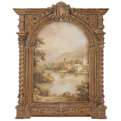 Vintage Picture Frames 5X7,Antique Arched  Photo Frame,Wall Hanging ,(Bronze)