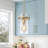 Single Hammered Glass Lighting Shade