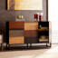 Commode avec tablettes réglables