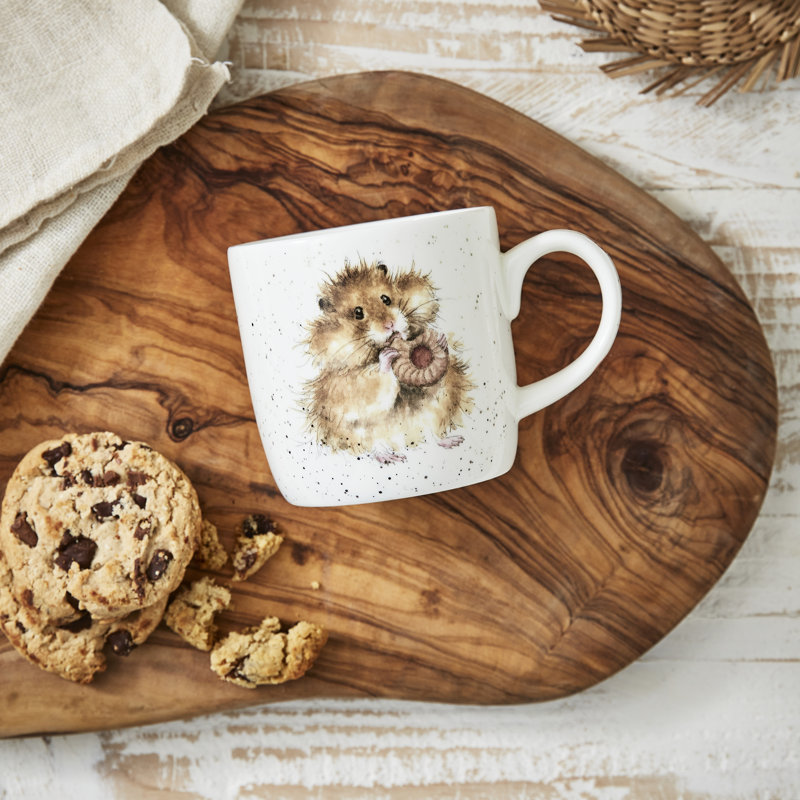 Wrendale Designs, Fine Bone China - Diet Starts Tomorrow (Hamster) Mug