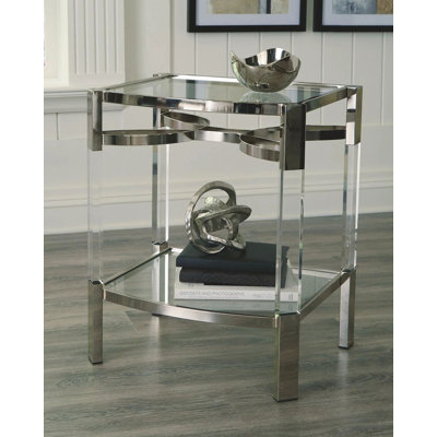 Chaseton Glass Top End Table