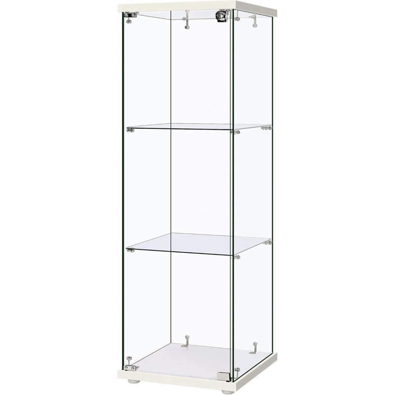 Vitrine en verre 3 couches avec serrure