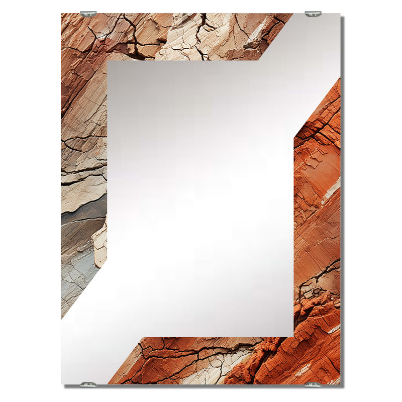 Miroir mural Cowins - Abstract Collages MIR131610, 32 po x 24 po