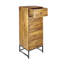 Lotsee Solid Wood 48 cm W Chest of 5 Drawers