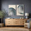 «Tree Ring», œuvre de souche en bois bleu marine, images murales simples et rustiques modernes, ensemble de 2 reproductions d'art sur toile, 16 x 24 x 2, 24 x 36 x 2-119385139-91068942-91068944