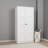 Scandinavian Style Wardrobe, White, 37.0 x 74.8 x 23.6 inches | 100% Melamine Coated Particle Board, Thickness: 0.7 inches | Numerous Shelves, Wall Mountable | Elegant & Functional Storage Solution for Modern Homes