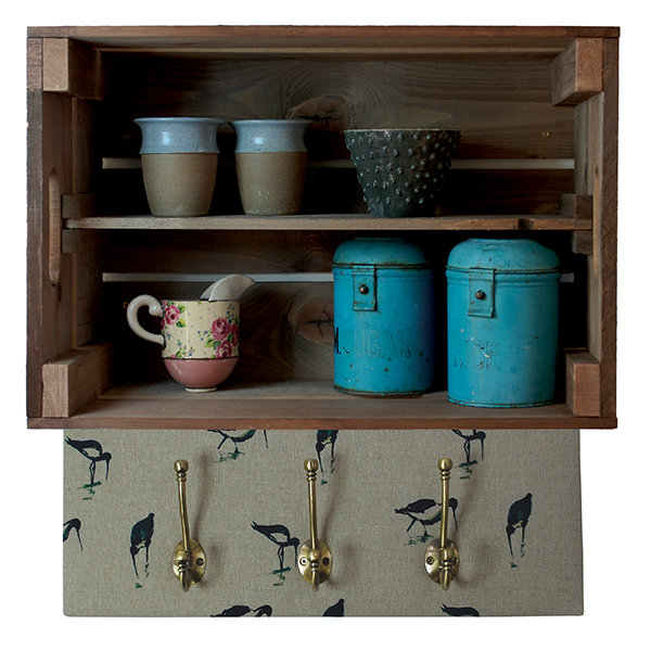 Bessie 2 Piece Solid Wood Accent Shelf
