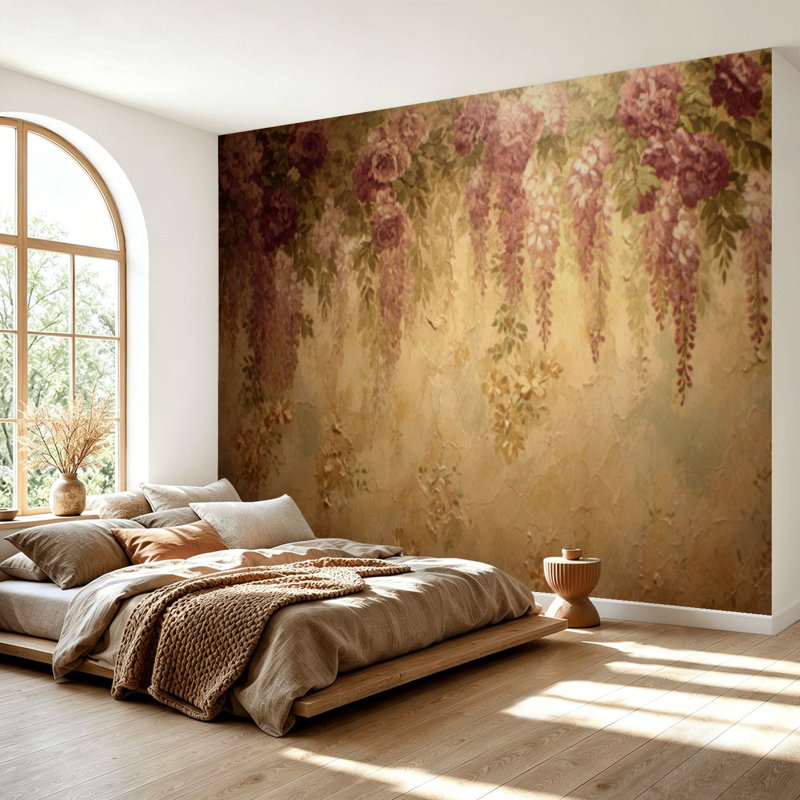 Papier peint adhésif auto-adhésif moderne pour la chambre à coucher L 69 po x l 96 po Peel and Stick