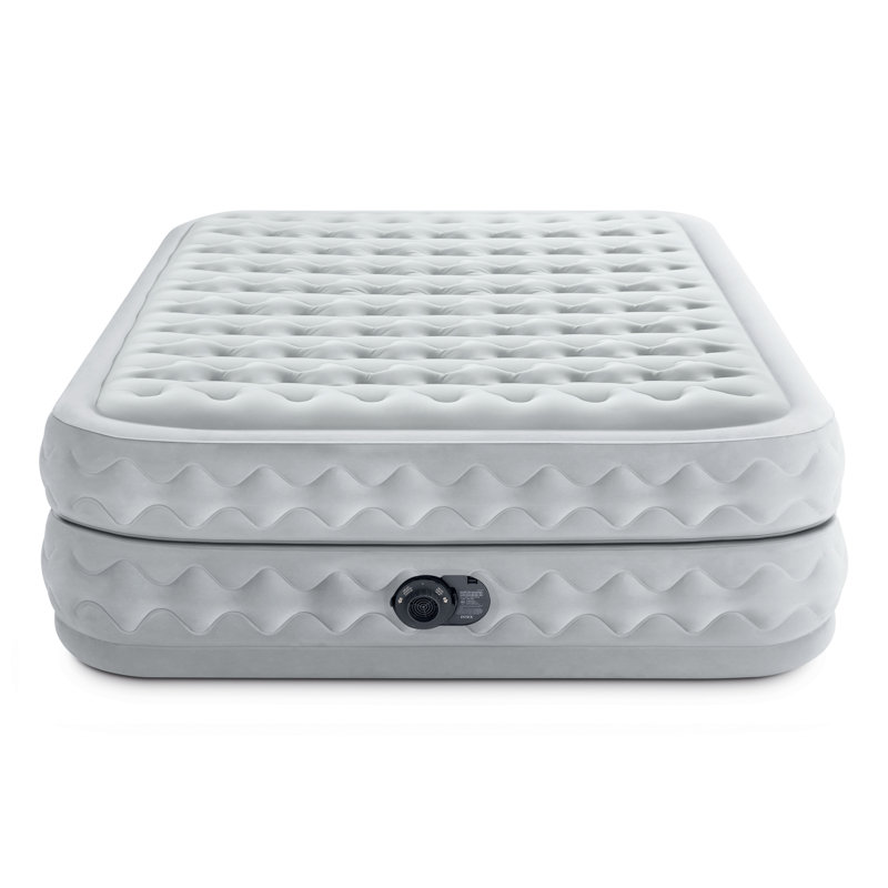 Intex PremAire Dream Support Fiber Tech Air Mattress with Built-In Pump, Queen