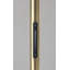 Badlingham 71.5'' Brown Marble LED Arched Floor Lamp